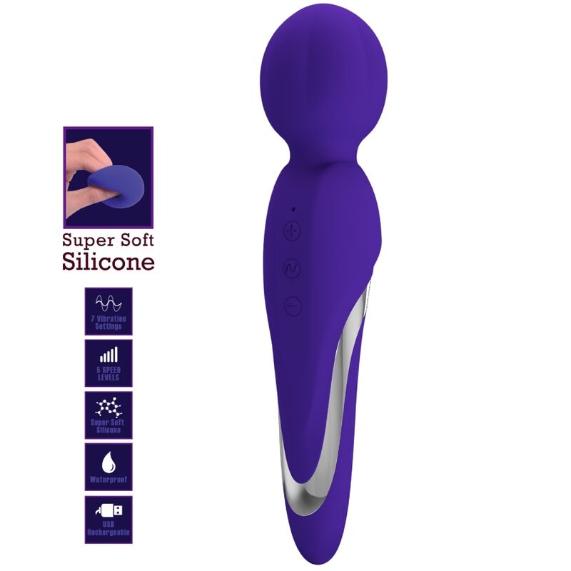 PRETTY LOVE - WALTER VIBRADOR WAND VIOLETA - immagine 6
