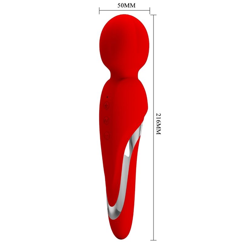 PRETTY LOVE - WALTER VIBRADOR WAND ROJO - immagine 2