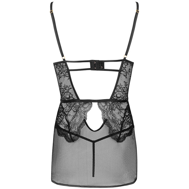 LIVCO CORSETTI FASHION - BARIRIN LC 90633 FALDA + PANTY NEGRO - immagine 2