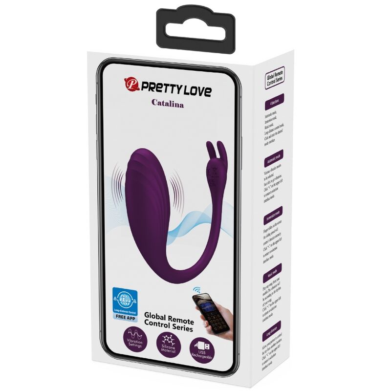 PRETTY LOVE - CATALINA VIBRATOR APP TELECOMANDO VIOLA - immagine 10