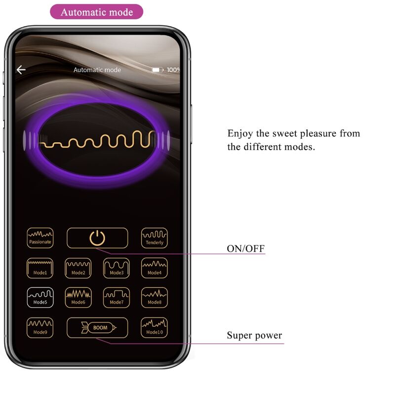 PRETTY LOVE - CATALINA VIBRATOR APP TELECOMANDO VIOLA - immagine 4