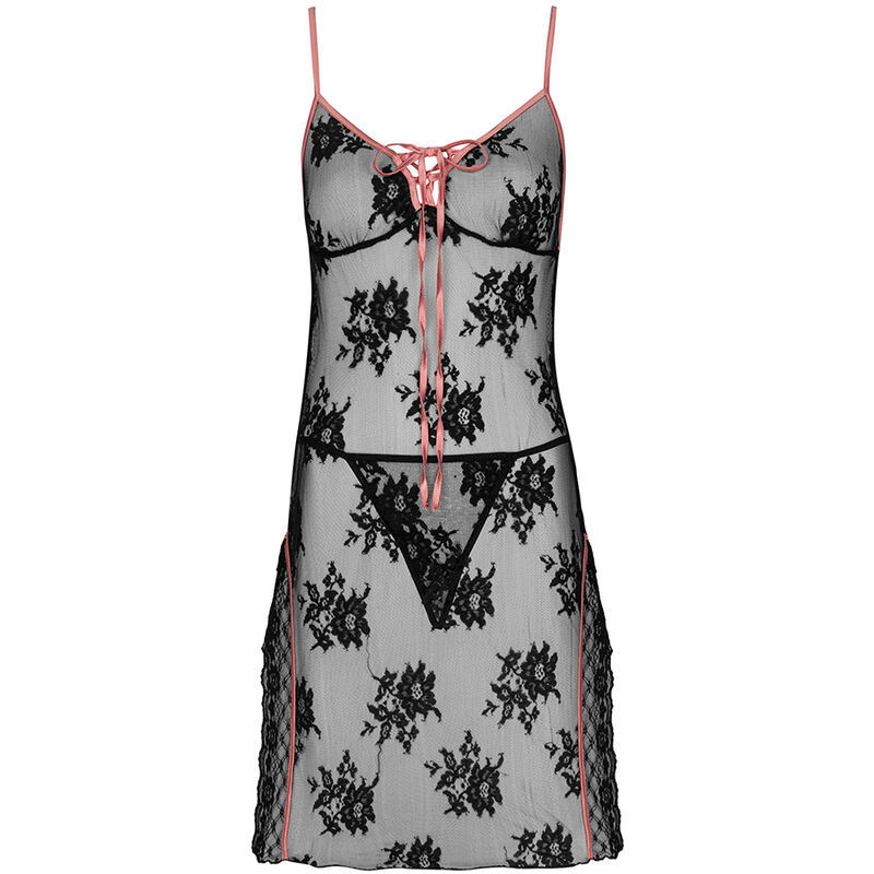 LIVCO CORSETTI FASHION - KARONIN LC 90628 FALDA + PANTY NEGRO - immagine 4