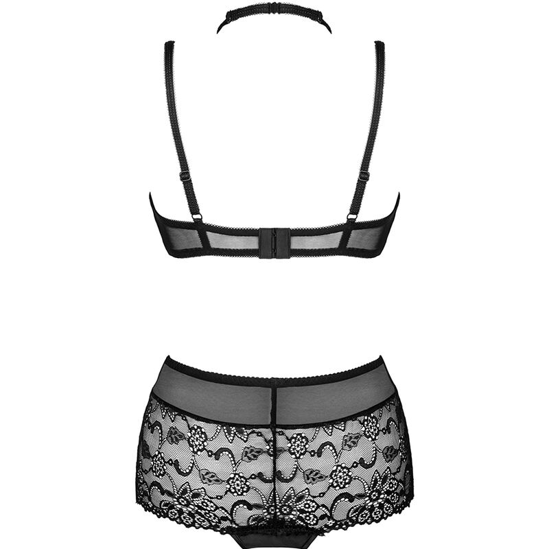 LIVCO CORSETTI FASHION - LINERA FOR THE SENSES COLLECTION SUJETADOR + PANTY NEGRO - immagine 2