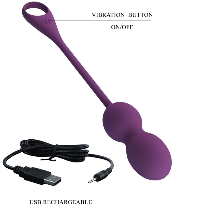 PRETTY LOVE - APP ELVIRA KEGEL BALLS TELECOMANDO VIOLA - immagine 7