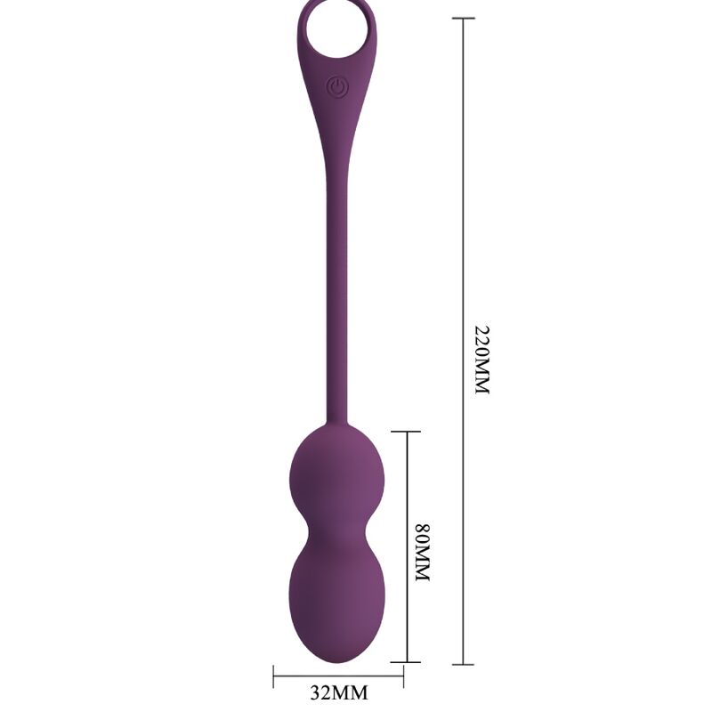 PRETTY LOVE - APP ELVIRA KEGEL BALLS TELECOMANDO VIOLA - immagine 6