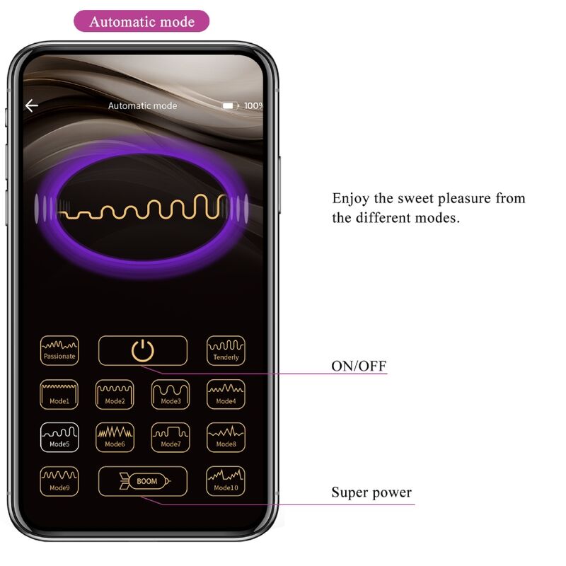 PRETTY LOVE - APP ELVIRA KEGEL BALLS TELECOMANDO VIOLA - immagine 14