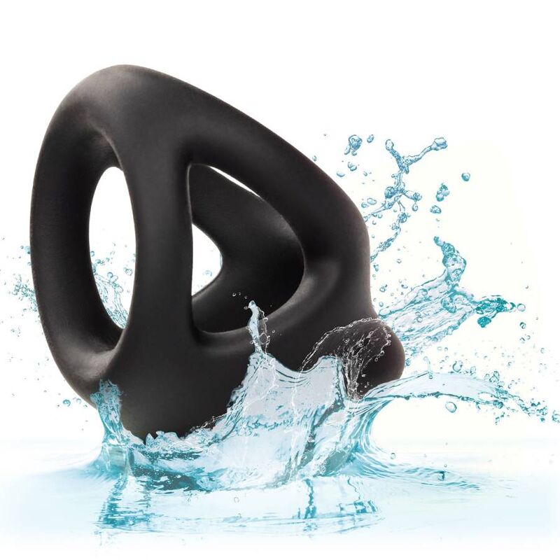 CALEXOTICS - ALPHA ANILLO DE JAULA DOBLE NEGRO - immagine 4