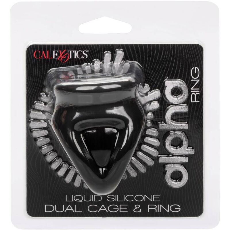 CALEXOTICS - ALPHA ANILLO DE JAULA DOBLE NEGRO - immagine 10