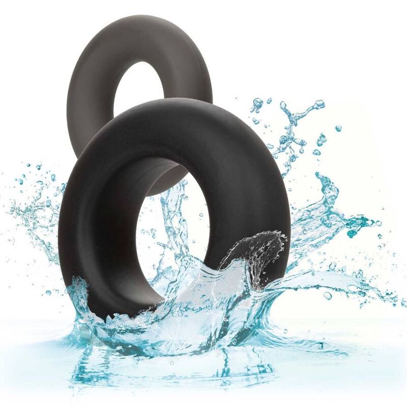 CALEXOTICS - ALPHA SET DE 2 ANILLOS PROLONG GRIS - immagine 3