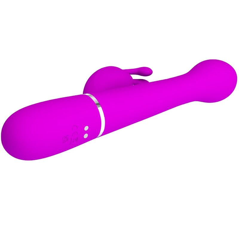 PRETTY LOVE - DEJON VIBRADOR RABBIT 3 EN 1 MULTIFUNCIÓN VIOLETA - immagine 7