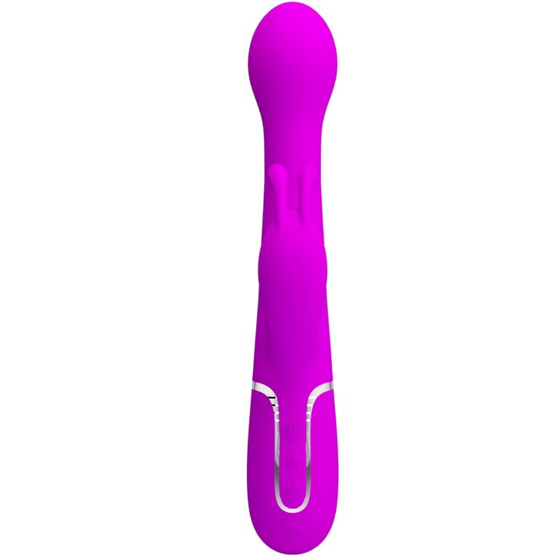 PRETTY LOVE - DEJON VIBRADOR RABBIT 3 EN 1 MULTIFUNCIÓN VIOLETA - immagine 4
