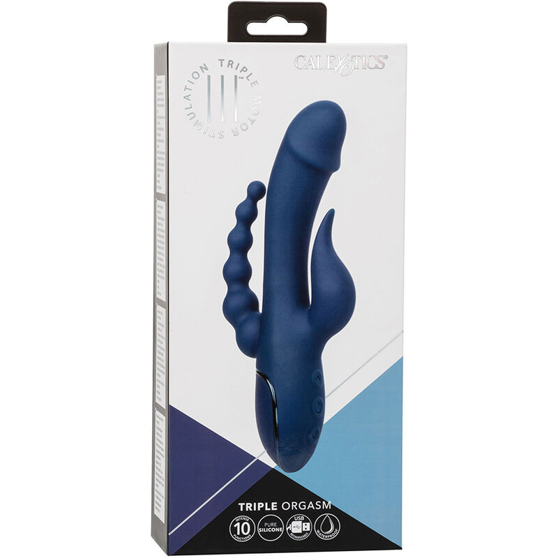 CALEXOTICS - VIBRADOR TRIPLE ORGASM AZUL - immagine 6