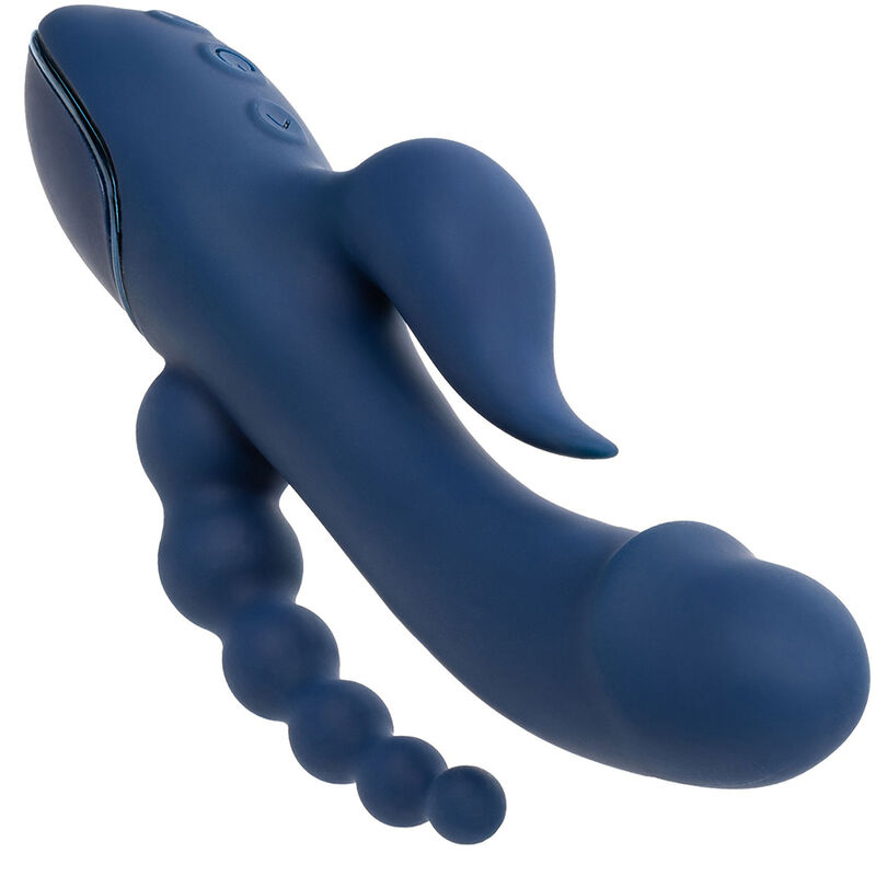 CALEXOTICS - VIBRADOR TRIPLE ORGASM AZUL - immagine 4