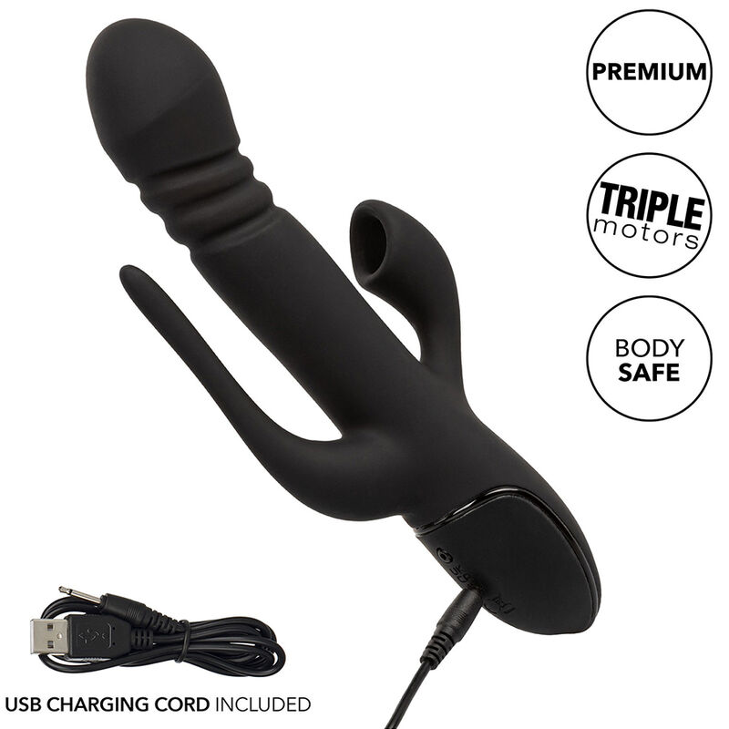 CALEXOTICS - VIBRADOR TRIPLE EUPHORIA NEGRO - immagine 5