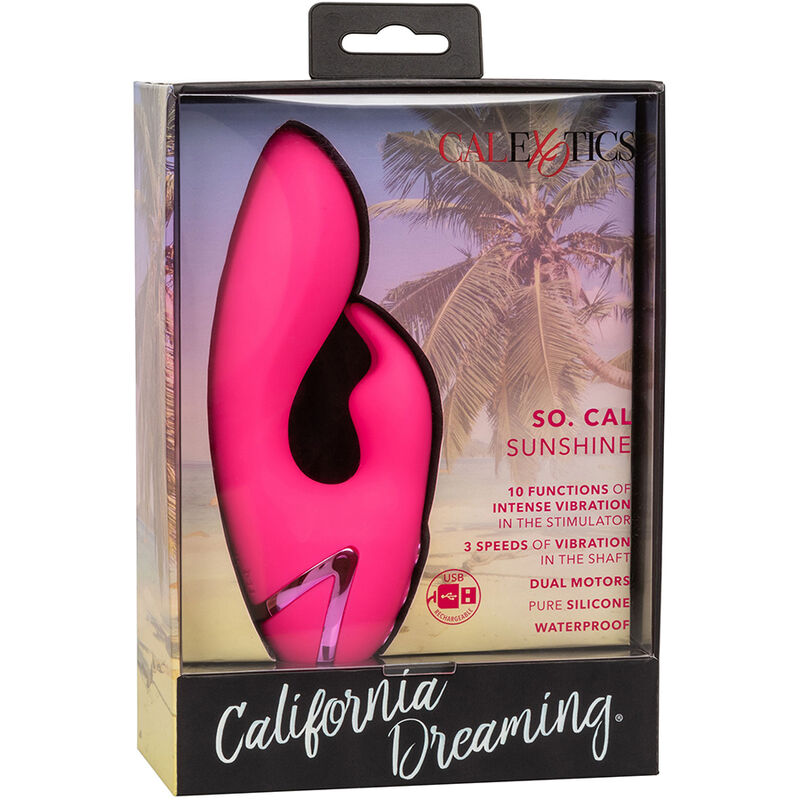 CALEXOTICS - SO. CAL SUSHINE VIBRATOR RABBIT FUCSIA BY CALIFORNIA DREAMING - immagine 10