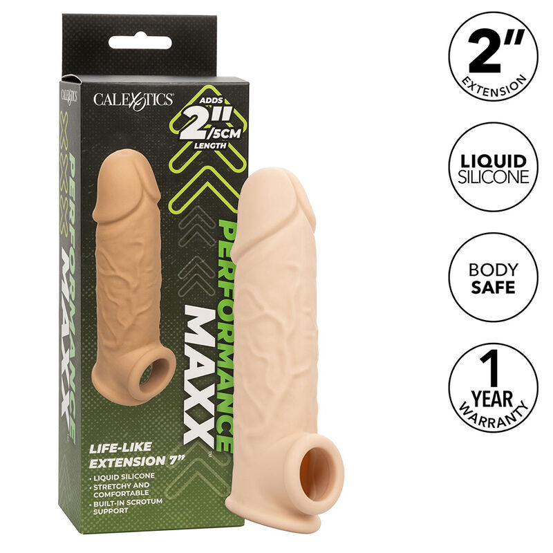 CALEXOTICS - PERFORMANCE MAXX EXTENSIÓN REALISTA 7 PIEL CLARO - immagine 9