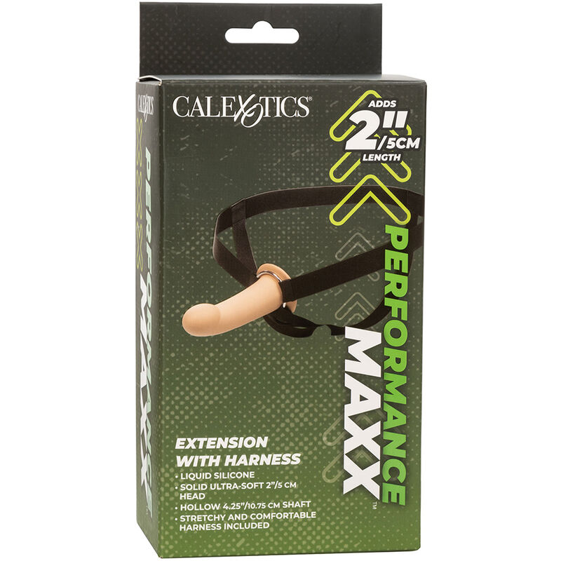 CALEXOTICS - PERFORMANCE MAXX EXTENSIÓN CON ARNÉS PIEL CLARO - immagine 11