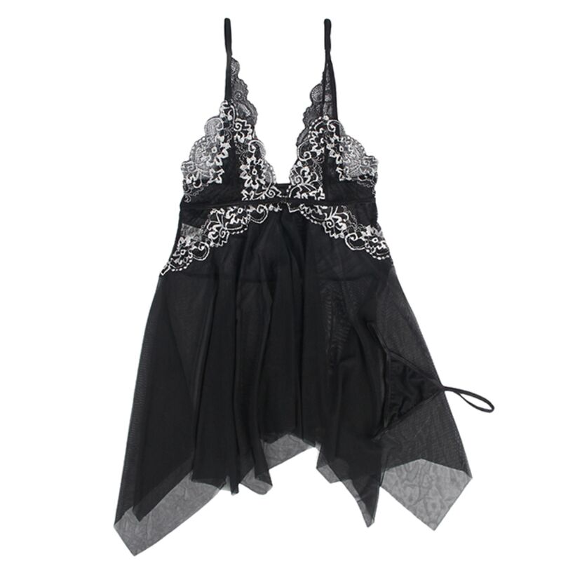 SUBBLIME - BABYDOLL TELA TUL PECHO ENCAJE S/M - immagine 6