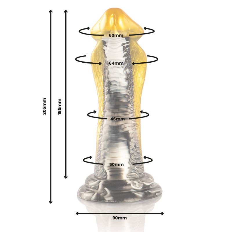 EPIC - DRAKON DILDO COBRA AMARILLA - immagine 2