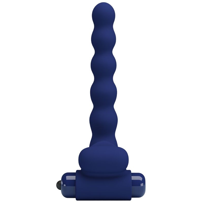 PRETTY LOVE - AJMAL ANILLO VIBRADOR CON PLUG AZUL - immagine 9