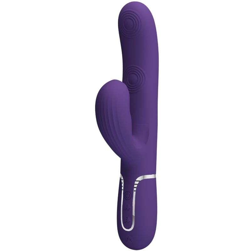 PRETTY LOVE - PERLITA VIBRADOR PUNTO G 3 EN 1 MULTIFUNCIÓN MORADO - immagine 7