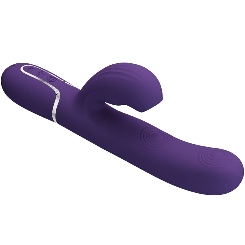 PRETTY LOVE - PERLITA VIBRADOR PUNTO G 3 EN 1 MULTIFUNCIÓN MORADO - immagine 5