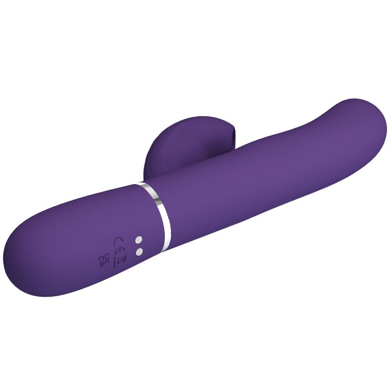 PRETTY LOVE - PERLITA VIBRADOR PUNTO G 3 EN 1 MULTIFUNCIÓN MORADO - immagine 4