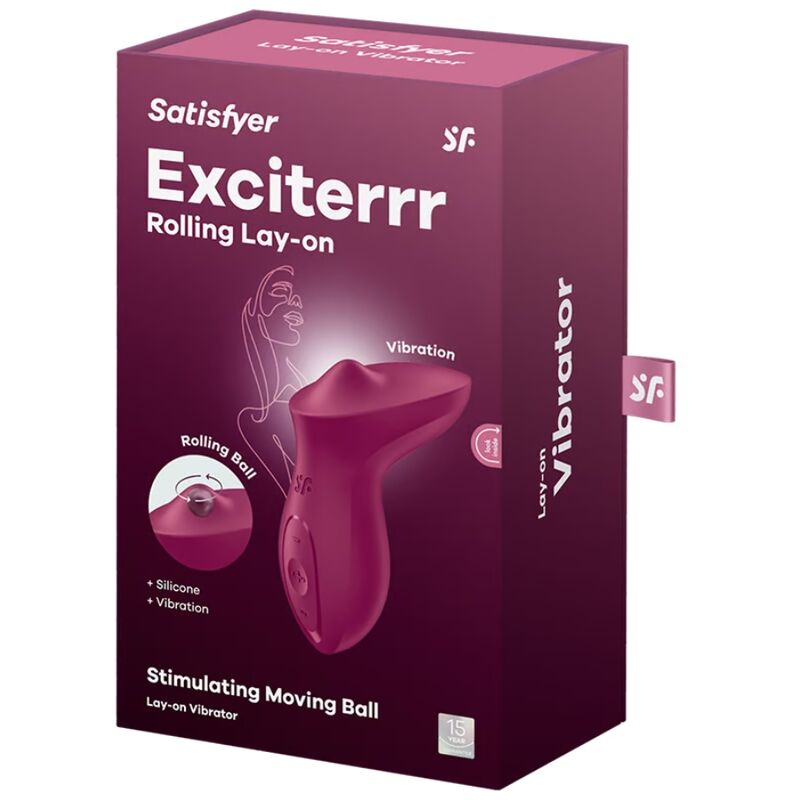 SATISFYER - EXCITERRR VIBRADOR LAY-ON CLÍTORIS FUCSIA - immagine 2