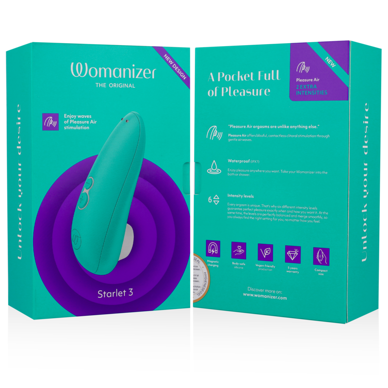WOMANIZER - STARLET 3 ESTIMULADOR CLÍTORIS TURQUESA - immagine 7