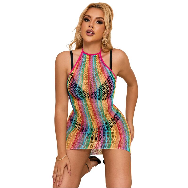 SUBBLIME - 952341 VESTIDO DE REJILLA ARCOIRIS TALLA ÚNICA - immagine 6