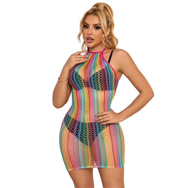 SUBBLIME - 952341 VESTIDO DE REJILLA ARCOIRIS TALLA ÚNICA - immagine 7