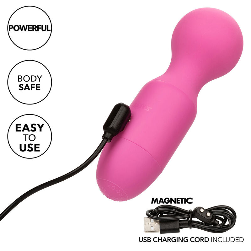 CALEXOTICS - FIRST TIME MASAJEADOR RECARGABLE 10 VIBRACIONES ROSA - immagine 8