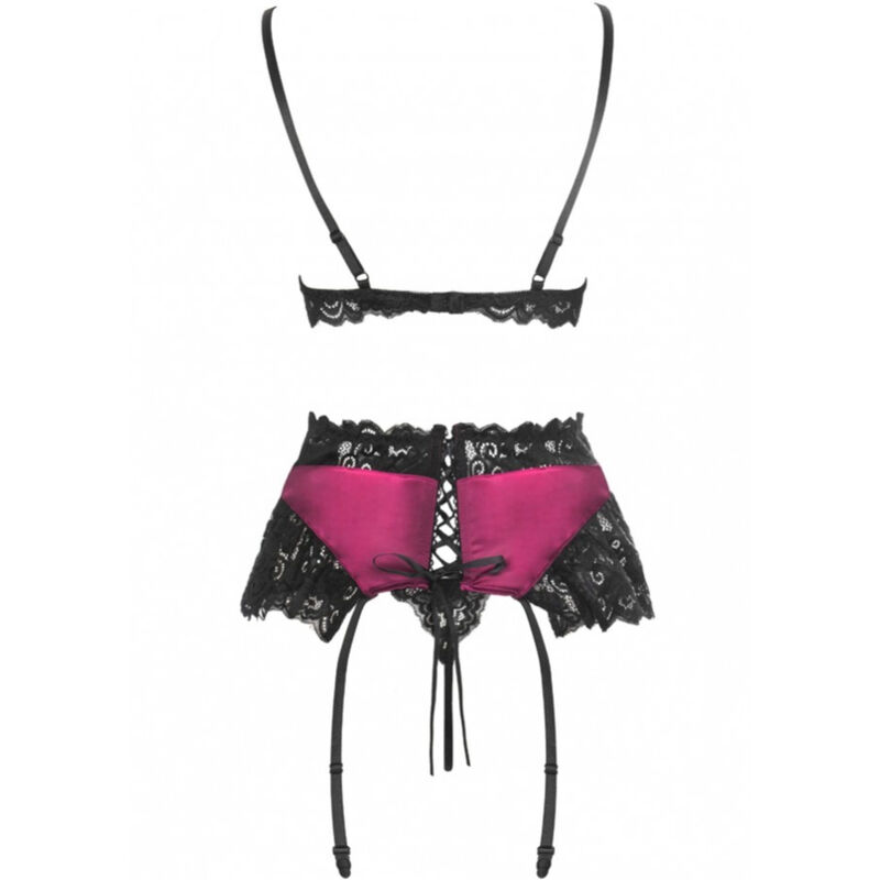 LIVCO CORSETTI FASHION - NAHIR LC 20214 SUJETADOR + PANTY + LIGUERO S/M - immagine 2