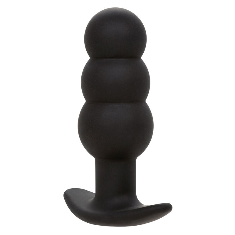 CALEXOTICS - ROCK BOTTOM PLUG ANAL CON CUENTAS 10 VIBRACIONES SILICONA NEGRO - immagine 7