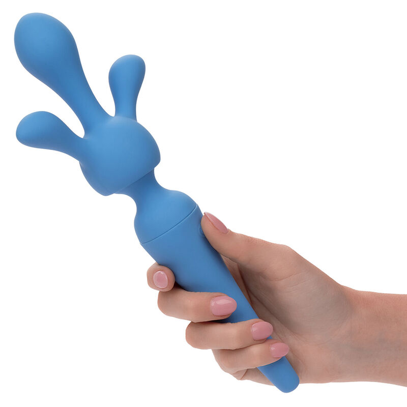 CALEXOTICS - COUTURE KIT VIBRADOR WAND 10 VIBRACIONES AZUL - immagine 5