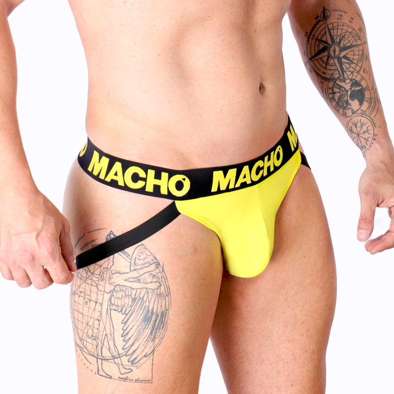 MACHO - MX25A JOCK AMARILLO LYCRA S - immagine 3