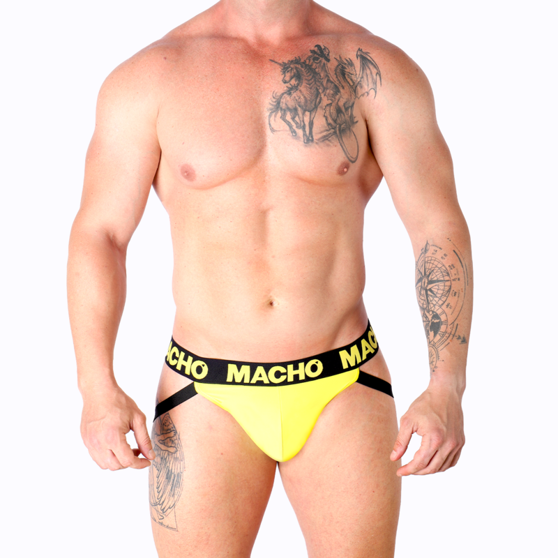 MACHO - MX25A JOCK AMARILLO LYCRA S - immagine 4