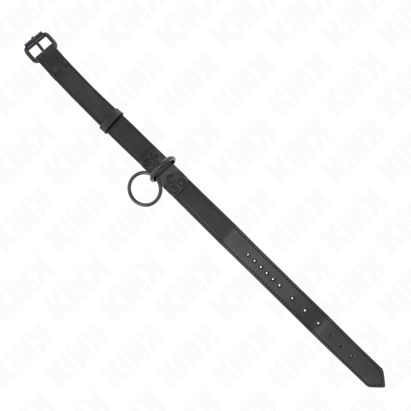 KINK - COLLAR CON CORREA 65 CM OSCURO AJUSTABLE 37-54 CM X 3 CM - immagine 3
