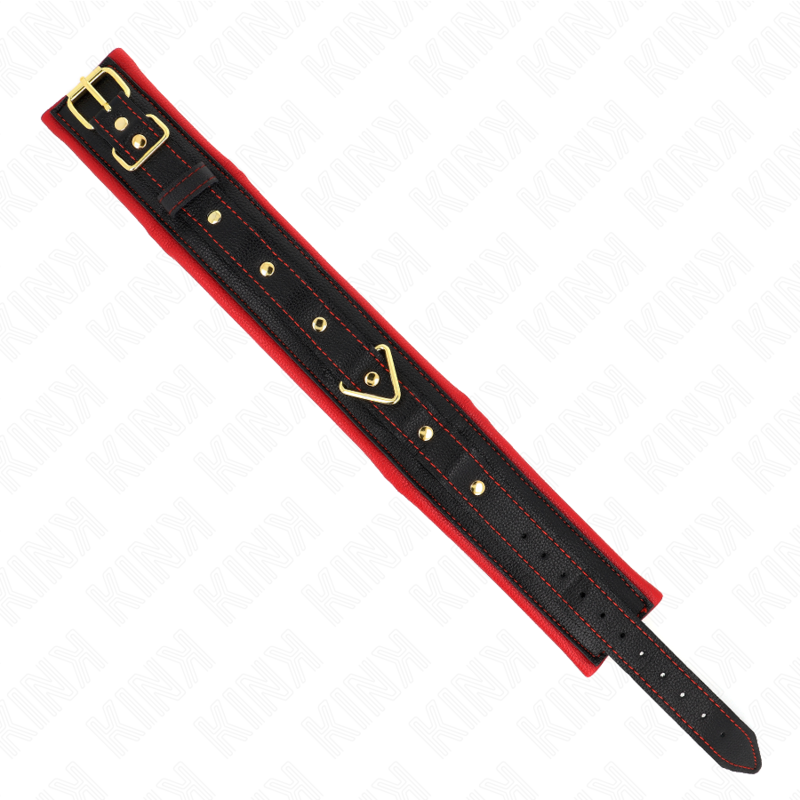 KINK - COLLAR CON CORREA DE TEJIDO LISO AJUSTABLE 33-48 CM X 5.7 CM - immagine 4