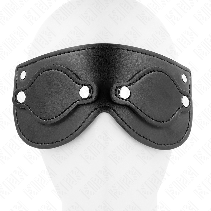 KINK - MÁSCARA DE POLIPIEL CON CUBIERTAS PARA OJOS DESMONTABLES 22 x 9 CM - immagine 4