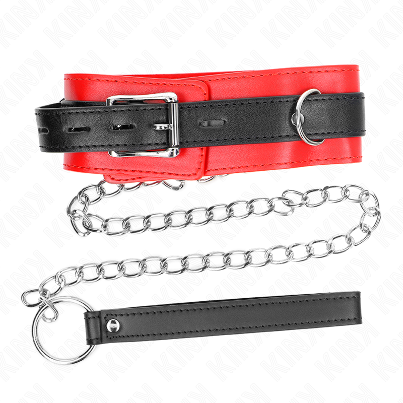 KINK - COLLAR CON CORREA 65 CM ROJO 54 X 4.5 CM - immagine 3