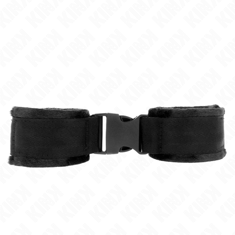 KINK - MUÑEQUERAS NYLON NEGRO MODELO 1 AJUSTABLE 25-35 CM X 6 CM - immagine 2
