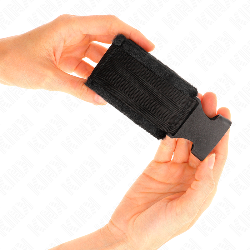 KINK - MUÑEQUERAS NYLON NEGRO MODELO 1 AJUSTABLE 25-35 CM X 6 CM - immagine 3