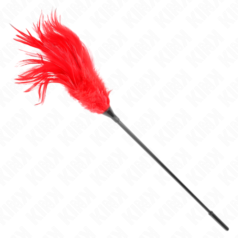 KINK - PLUMAS MÚLTIPLES PARA COSQUILLAS ROJO 45 CM - immagine 4
