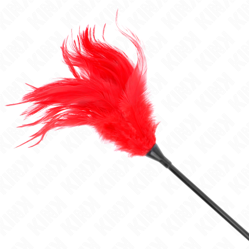 KINK - PLUMAS MÚLTIPLES PARA COSQUILLAS ROJO 45 CM - immagine 3