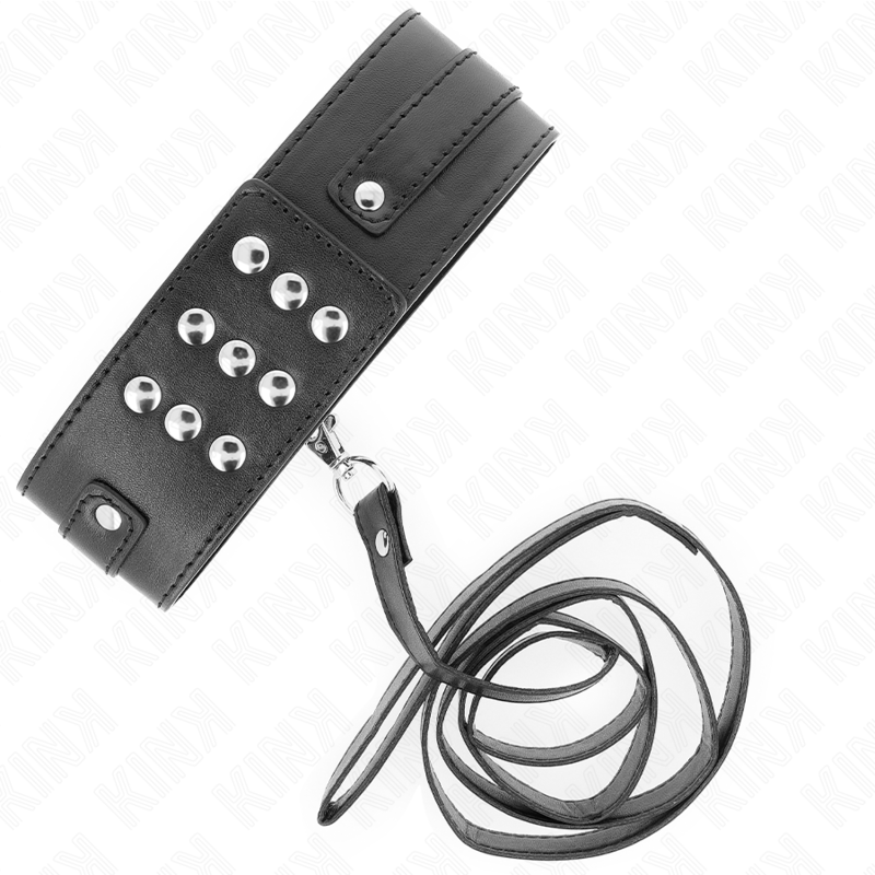 KINK - COLLAR CON CORREA 116 CM MODELO 1 AJUSTABLE 36-43 CM X 5 CM - immagine 3