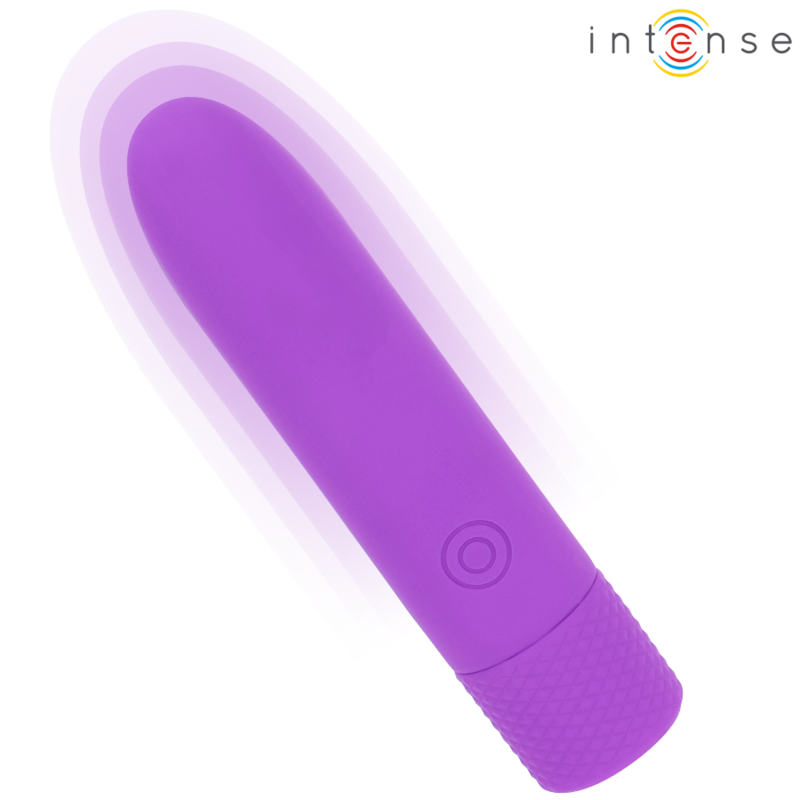 INTENSE - SYMONE BALA VIBRADORA RECARGABLE POR USB 8 VIBRACIONES MORADO 10 X 2.2 CM - immagine 3