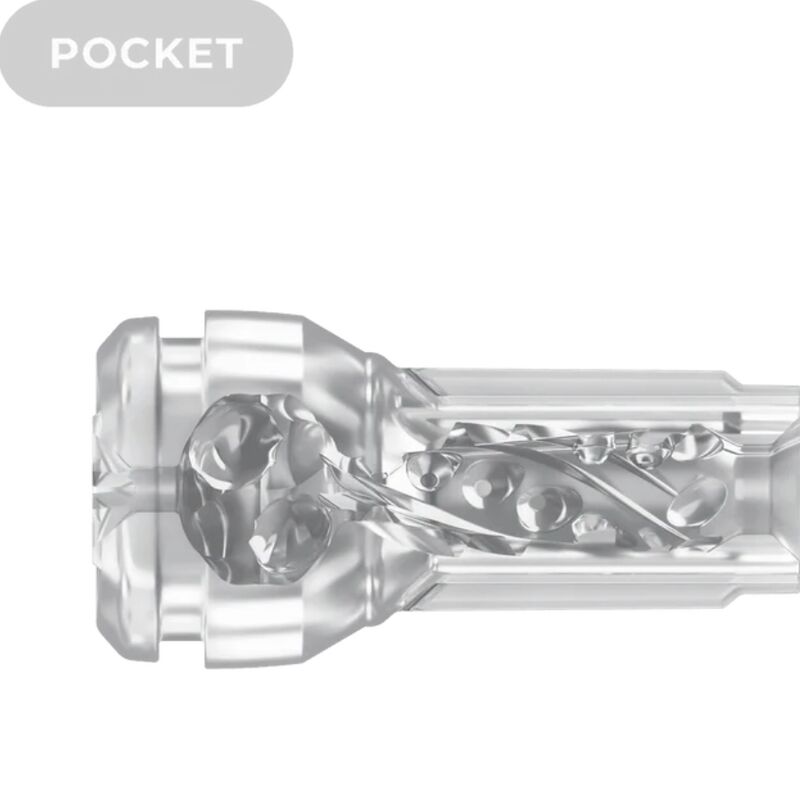 KIIROO - FEEL POCKET STROKER CRYSTAL BY KIIROO TRANSPARENTE - immagine 3