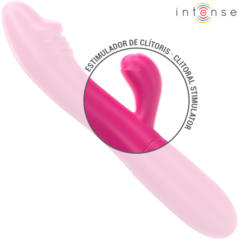INTENSE - IVY VIBRADOR FLEXIBLE 10 VIBRACIONES CON LENGUA ESTIMULADORA ROSA - immagine 5
