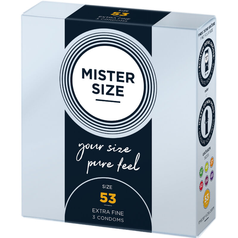 MISTER SIZE - PRESERVATIVOS TALLA M 53 MM (3 UNIDADES) - immagine 2